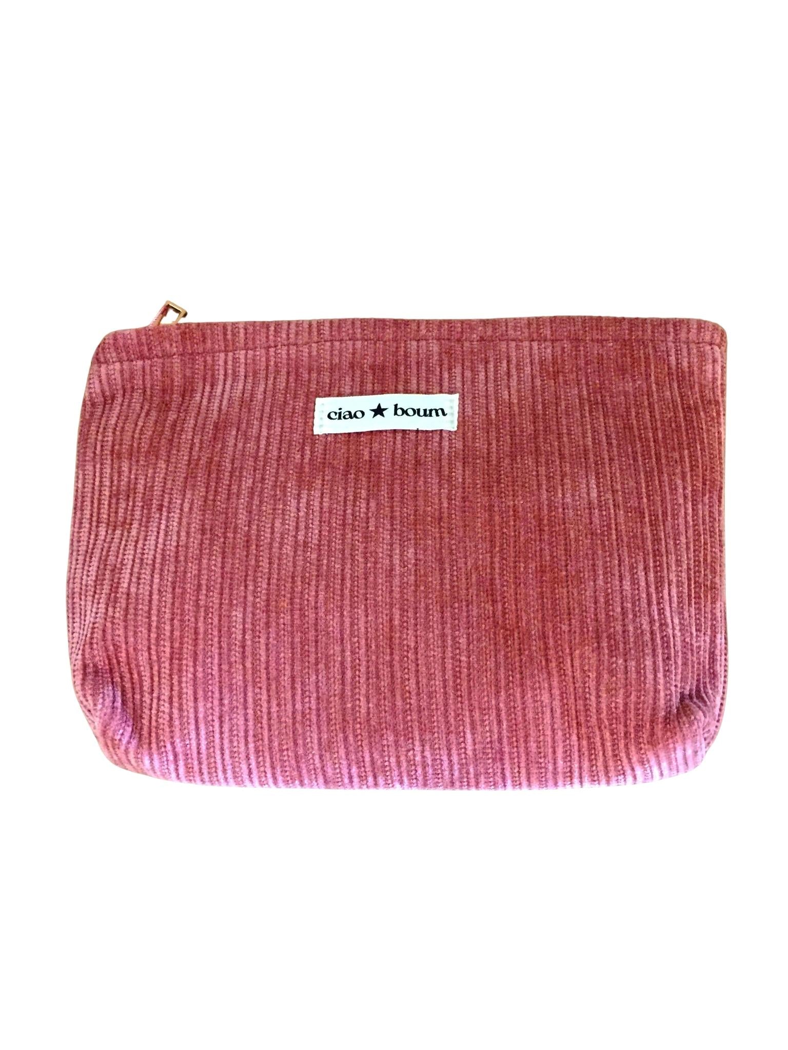 Pochette velours Ciao Boum