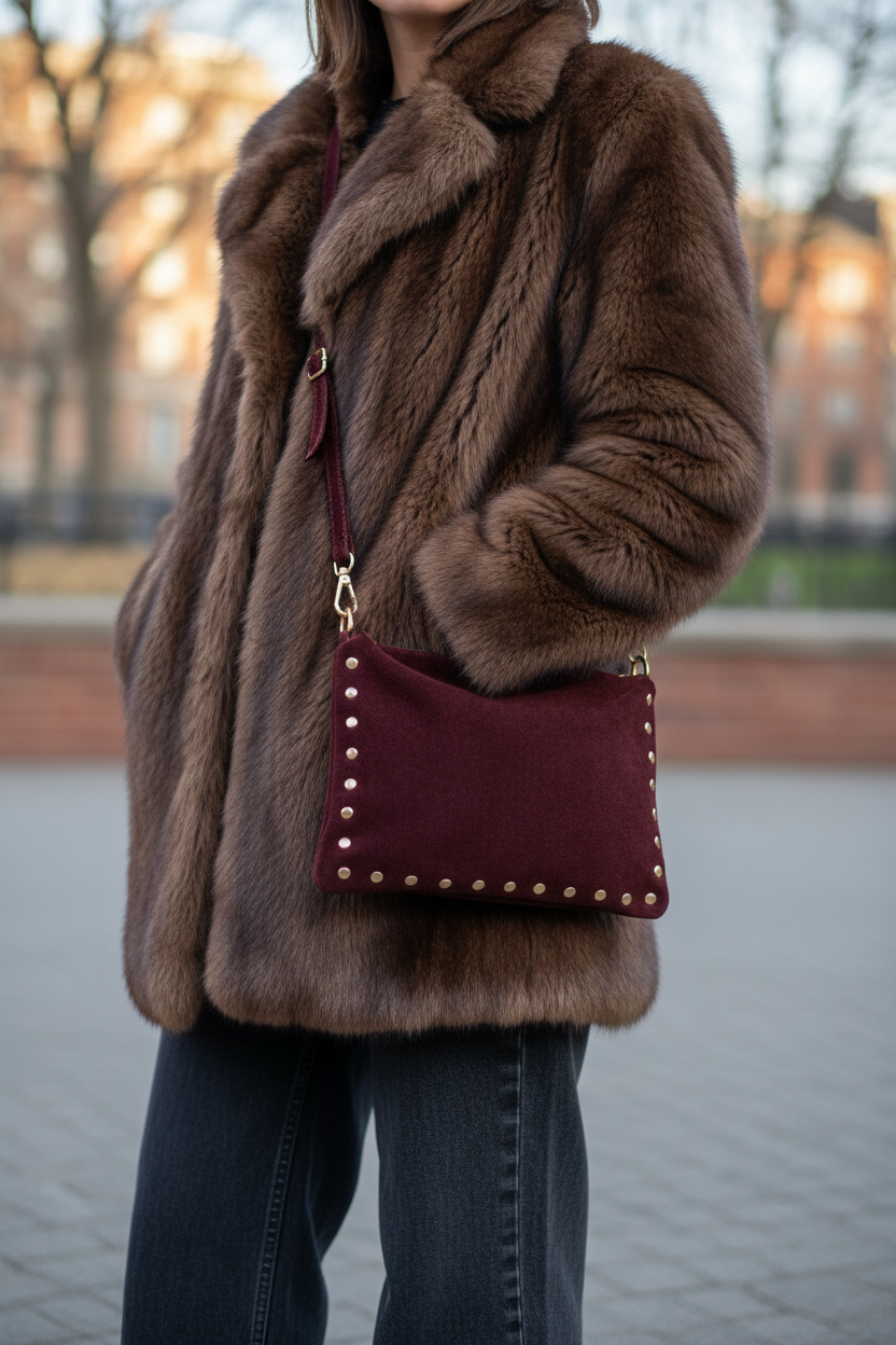 Sac à bandoulière en cuir italien