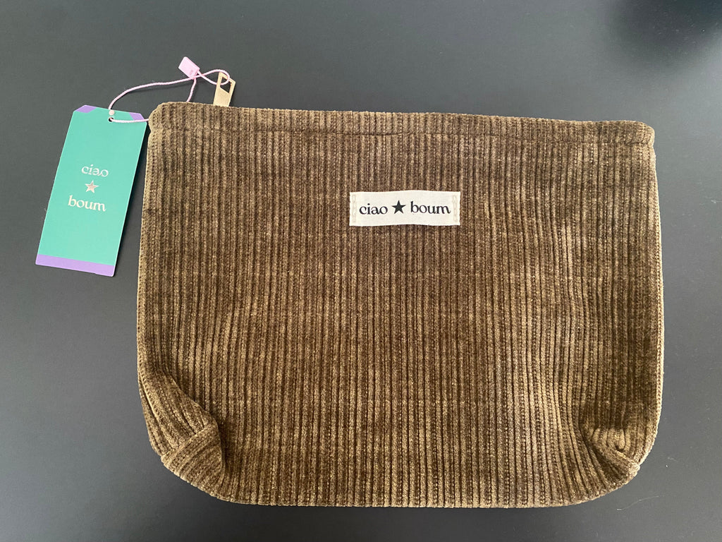Pochette velours Ciao Boum